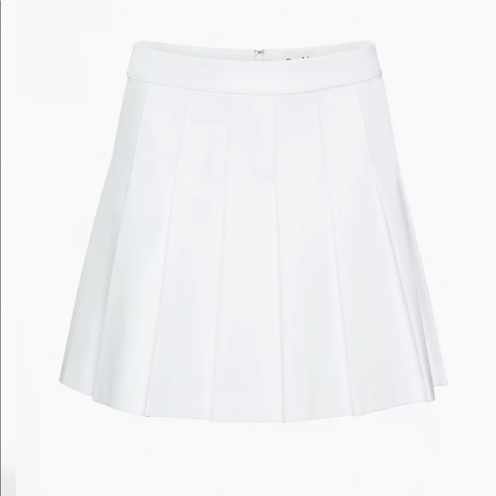 Aritzia Sunday Best Olive Mini Skirt